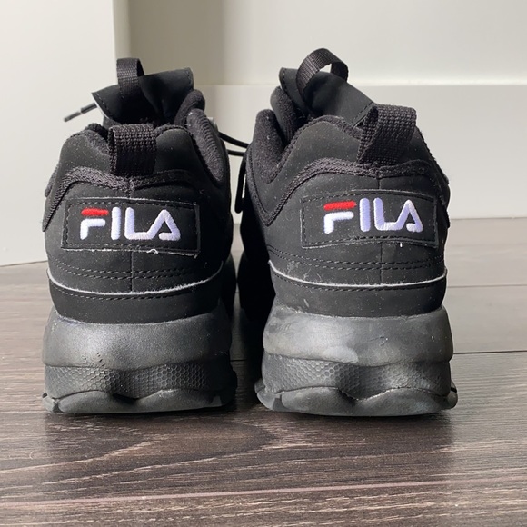 Fila Black Suede Disruptor - Picture 3 of 4